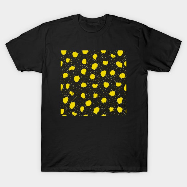 yellow dots T-Shirt by zeevana